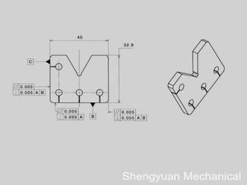 التسطيح CNC الدقة وآلات كربيد لوحة التوازي وتعامد 0.005