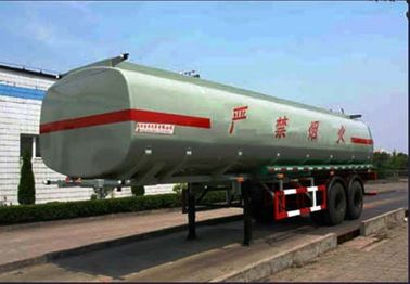 30000L 2 المحور الصلب السائلة صهريج شاحنة نقل الغاز / الديزل