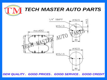 الهواء الملتوي الصناعية الهواء الربيع تعليق امتصاص الصدمات Firestone W01-M58-6910