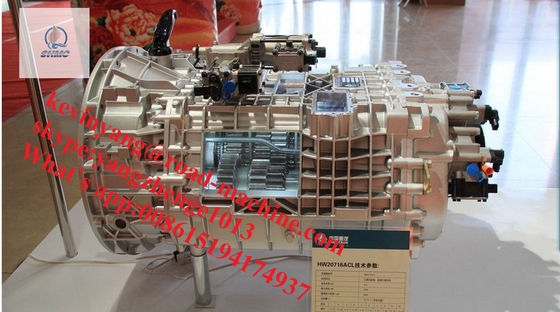 قطع غيار 2600RPM ساينو تراك 10Forward سرعات 2 عكس سرعات نقل / علبة التروس