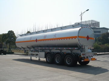 3x12T BPW المحور 46000L سبائك الألومنيوم للبترول / خزان النفط نصف مقطورة